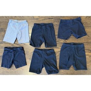 Set Of 6 Toddler Girl 5T Mixed Legging Shorts Biker Shorts Elastic Waistband